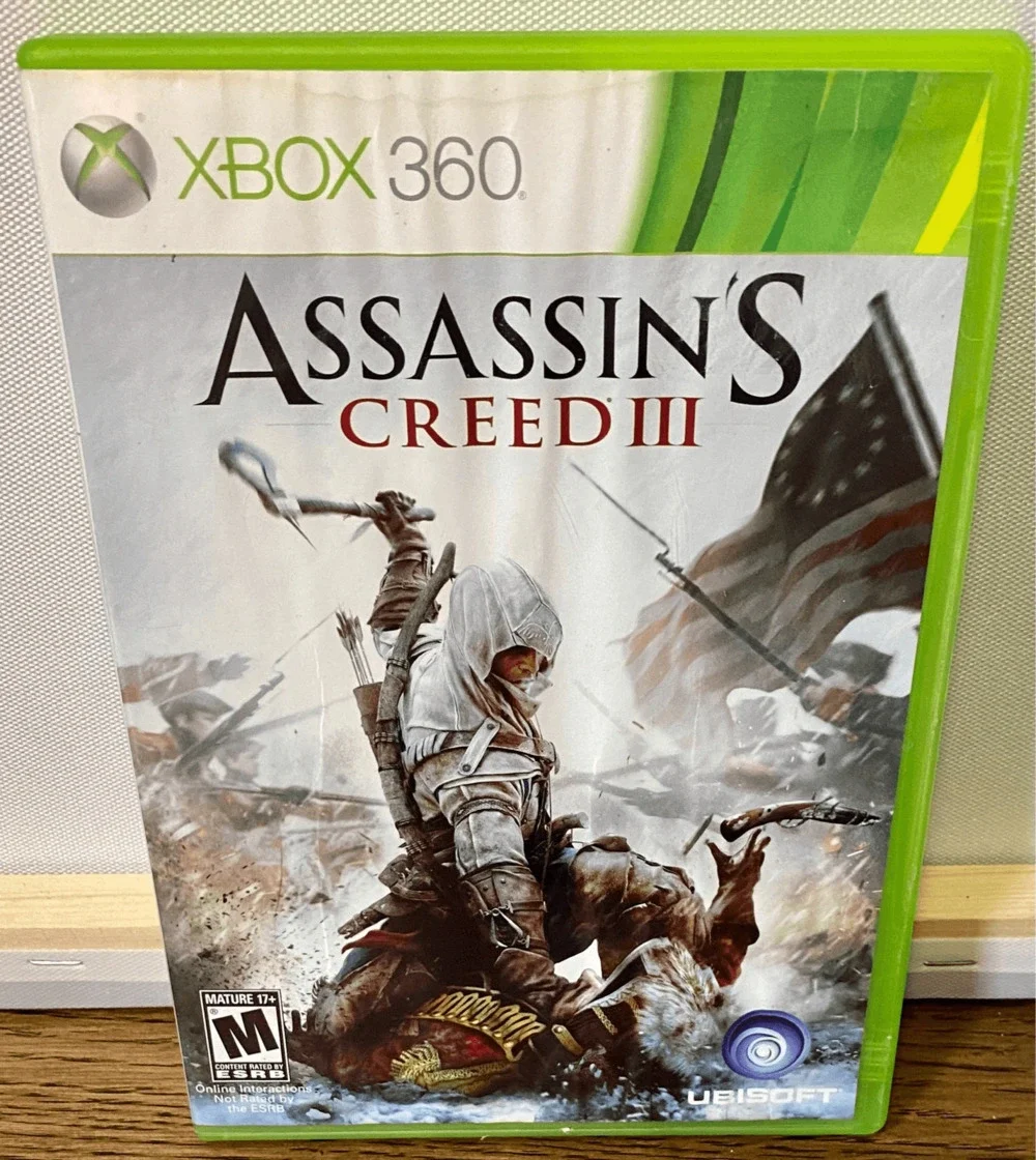 Assassin's Creed III (Microsoft Xbox 360, 2012) 2 Discs